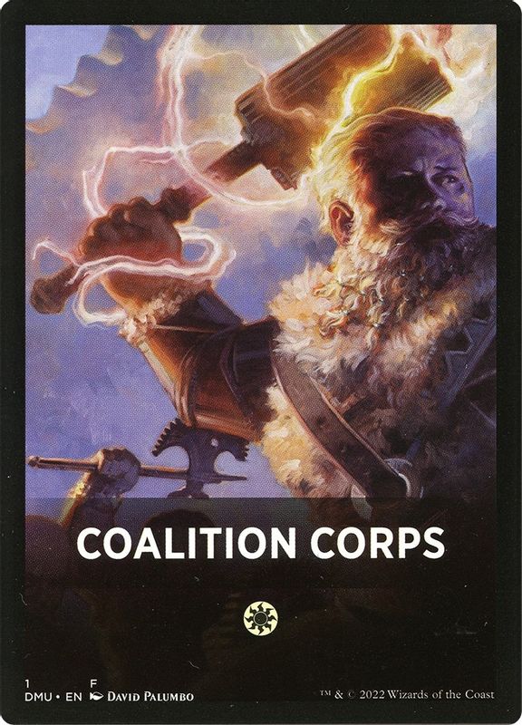 Coalition Corps Theme Card - 1 - Token