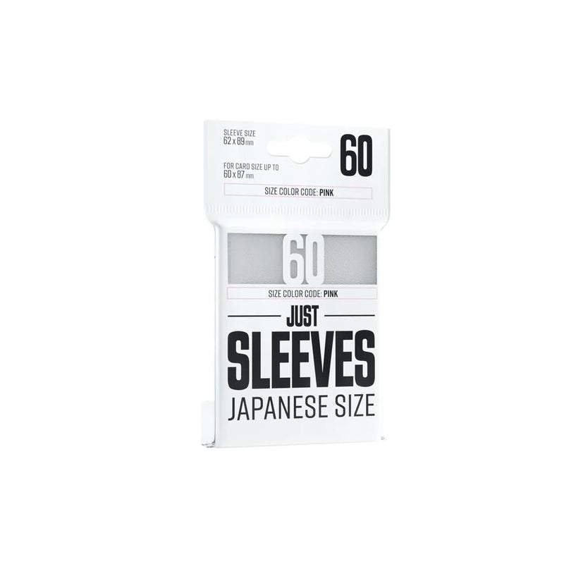 GAMEGENIC JUST SLEEVES JAPANESE SIZE 60CT