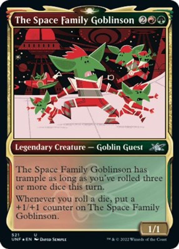 The Space Family Goblinson (Showcase) (Galaxy Foil) - 521 - Uncommon