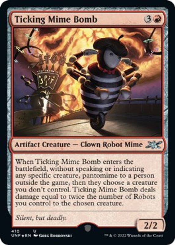 Ticking Mime Bomb (Galaxy Foil) - 410 - Uncommon