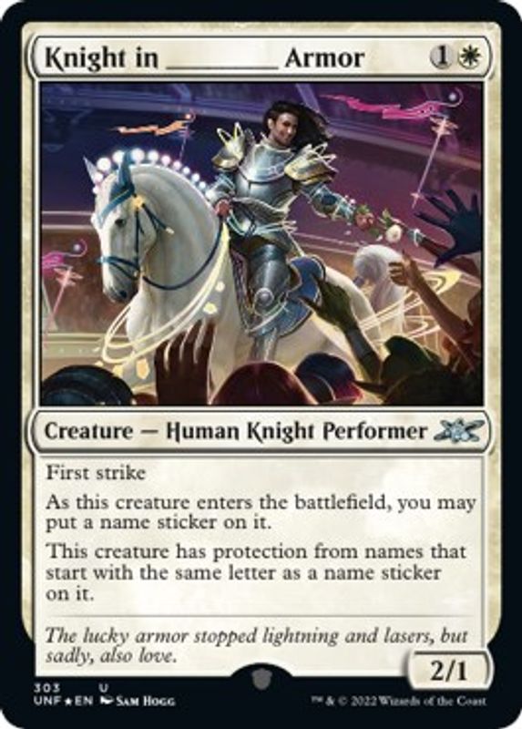 Knight in _______ Armor (Galaxy Foil) - 303 - Uncommon