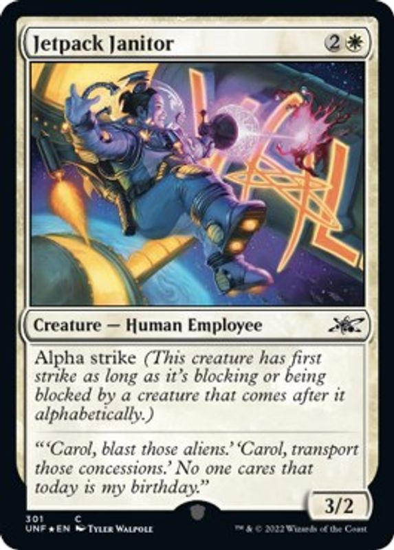 Jetpack Janitor (Galaxy Foil) - 301 - Common