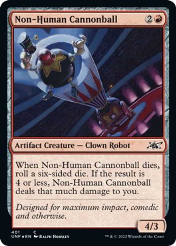 Non-Human Cannonball (Galaxy Foil) - 401 - Common