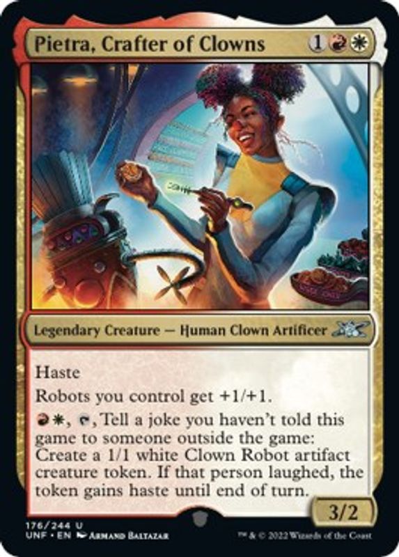 Pietra, Crafter of Clowns - 176 - Uncommon