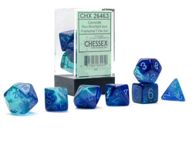 Chessex Polyhedral Seven Dice Set