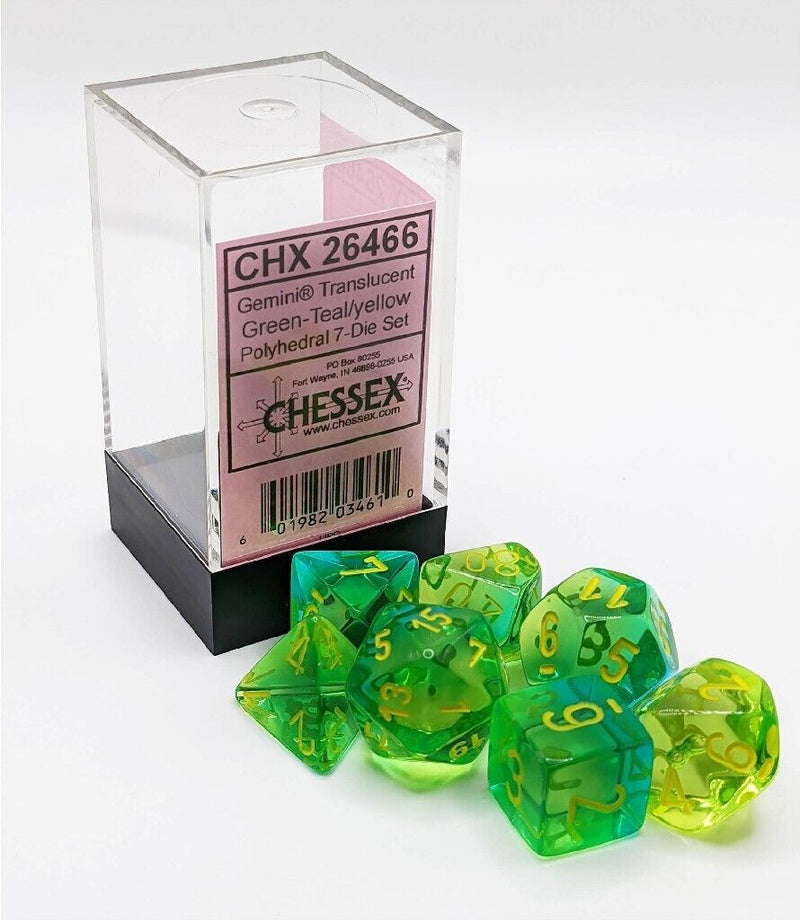 Chessex Polyhedral Seven Dice Set