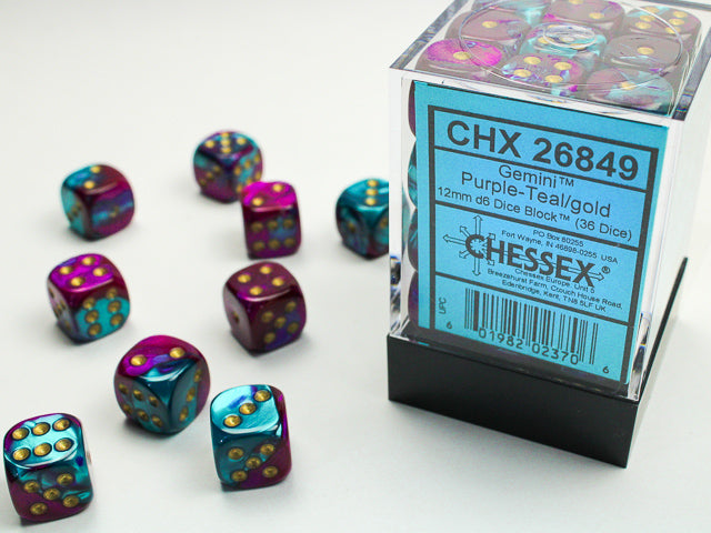CHESSEX 12mm D6 (36 dice)