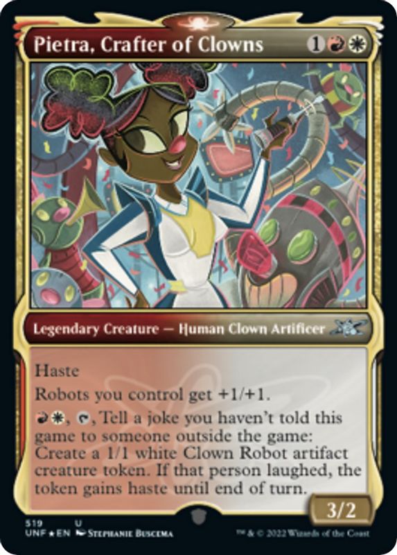 Pietra, Crafter of Clowns (Showcase) (Galaxy Foil) - 519 - Uncommon