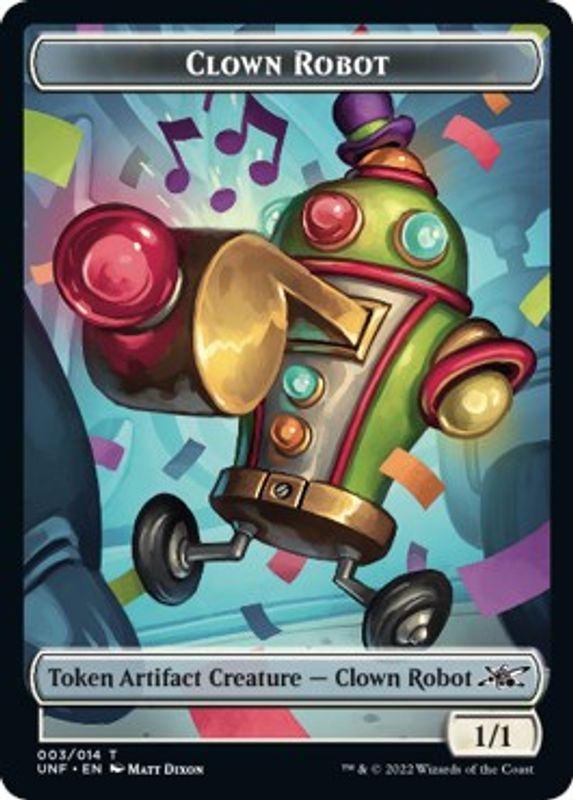 Clown Robot (003) // Balloon Double-sided Token - Token
