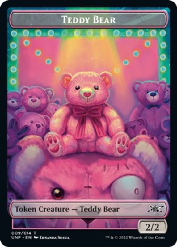 Teddy Bear // Food (011) Double-sided Token - Token