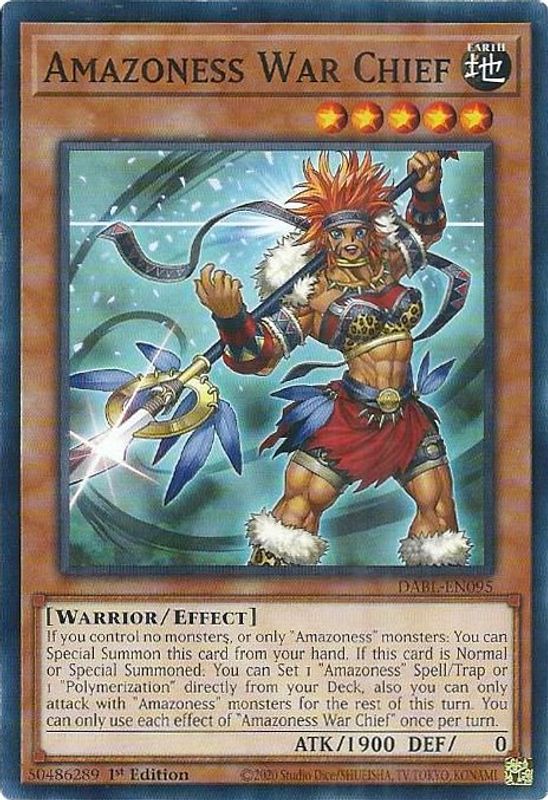 Amazoness War Chief - DABL-EN095 - Common