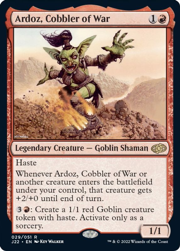 Ardoz, Cobbler of War - 29 - Rare
