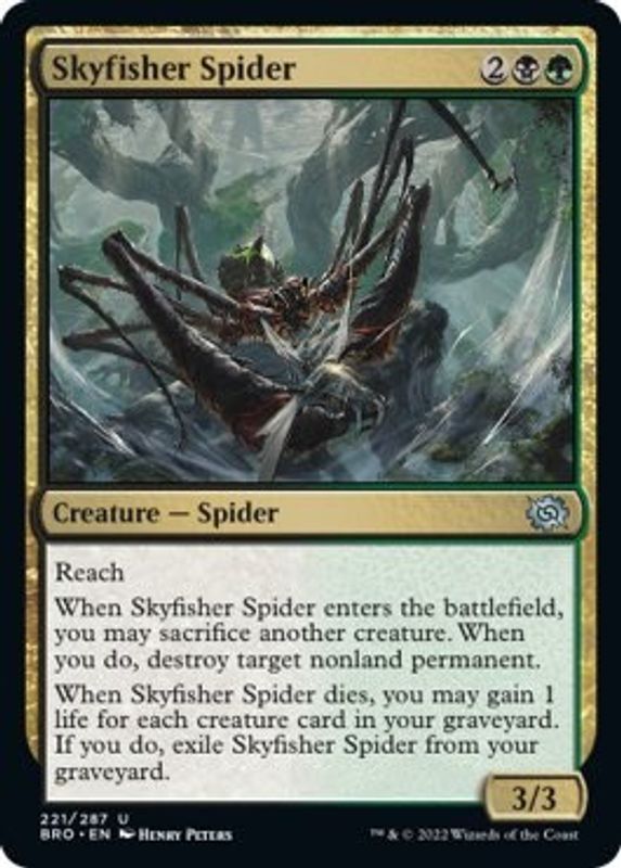 Skyfisher Spider - 221 - Uncommon