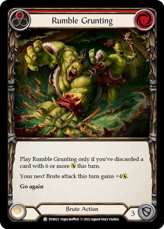 Rumble Grunting (Red) - DYN022 - Common