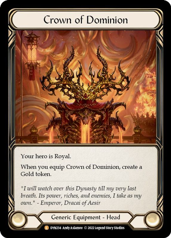 Crown of Dominion - DYN234 - Legendary