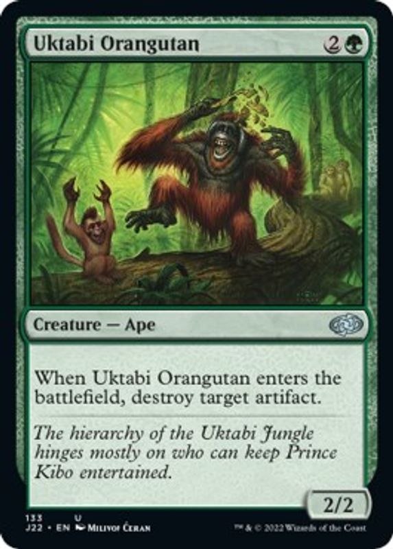 Uktabi Orangutan - 133 - Uncommon