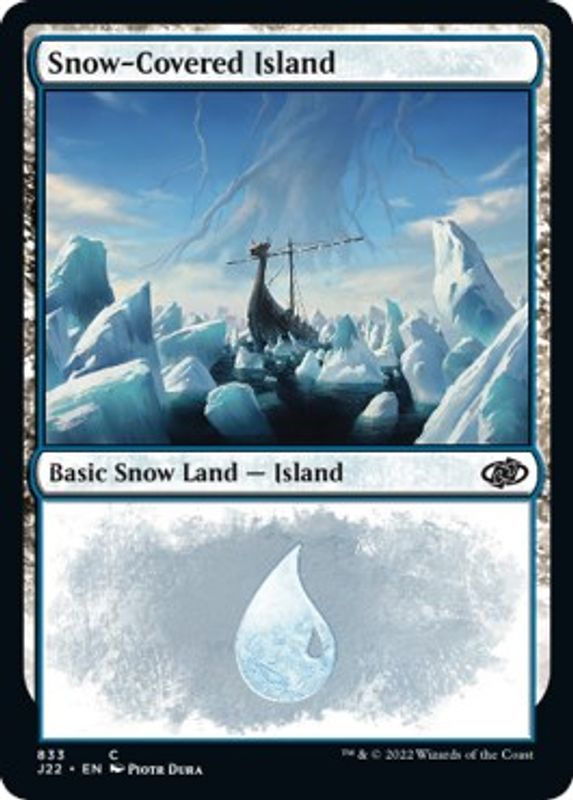 Snow-Covered Island - 833 - Land
