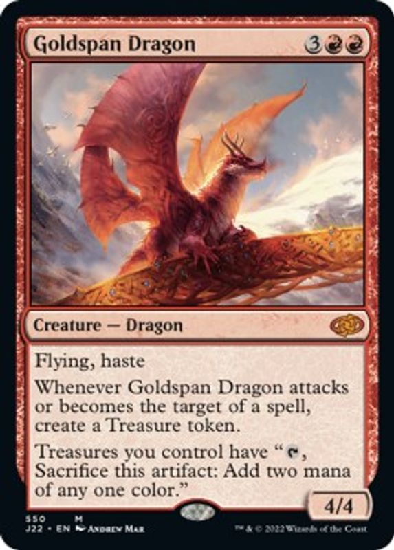 Goldspan Dragon - 550 - Mythic