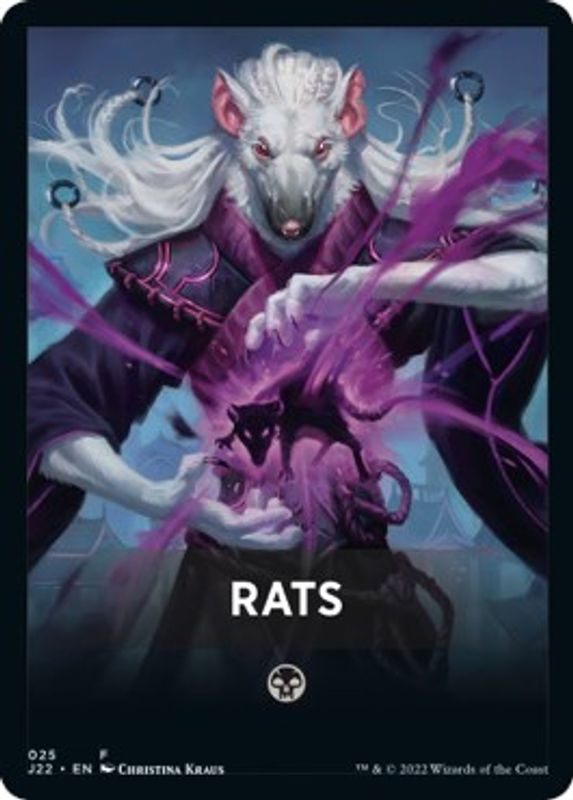 Rats Theme Card - 25 - Token