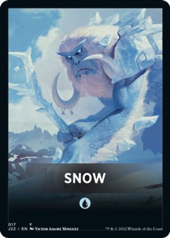 Snow Theme Card - 17 - Token