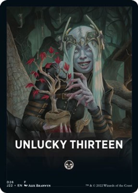 Unlucky Thirteen Theme Card - 26 - Token