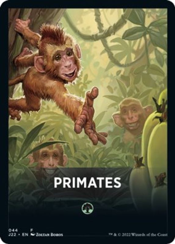 Primates Theme Card - 44 - Token