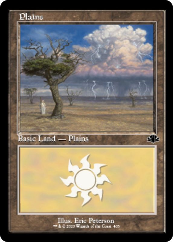Plains (403) (Retro Frame) - 403 - Land