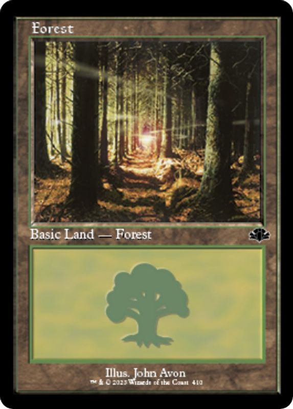 Forest (410) (Retro Frame) - 410 - Land