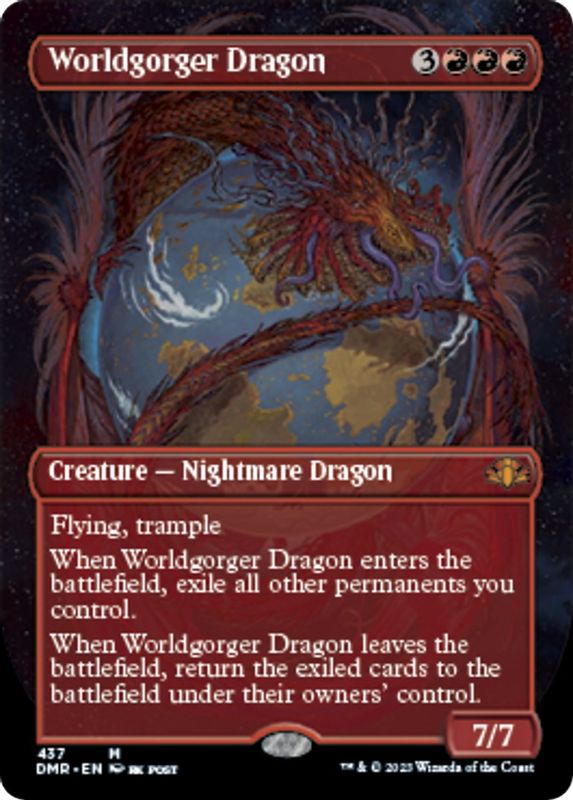 Worldgorger Dragon (Borderless) - 437 - Mythic