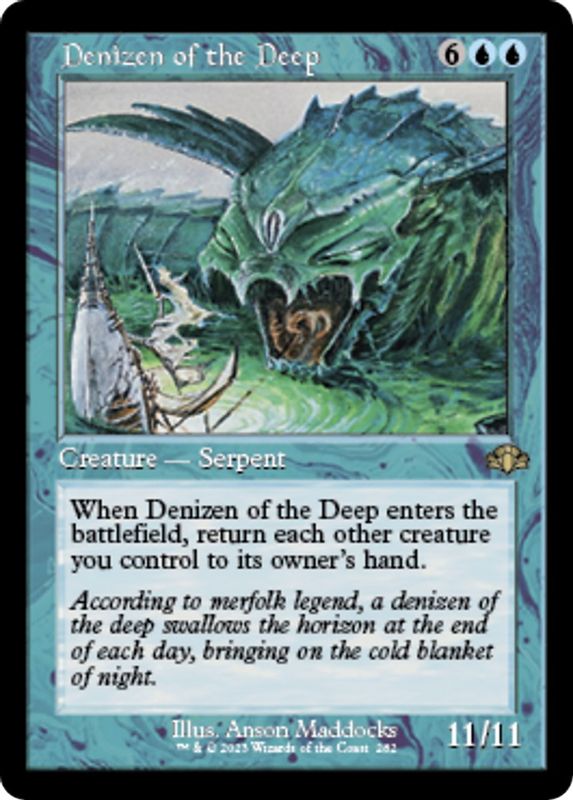 Denizen of the Deep (Retro Frame) - 282 - Rare