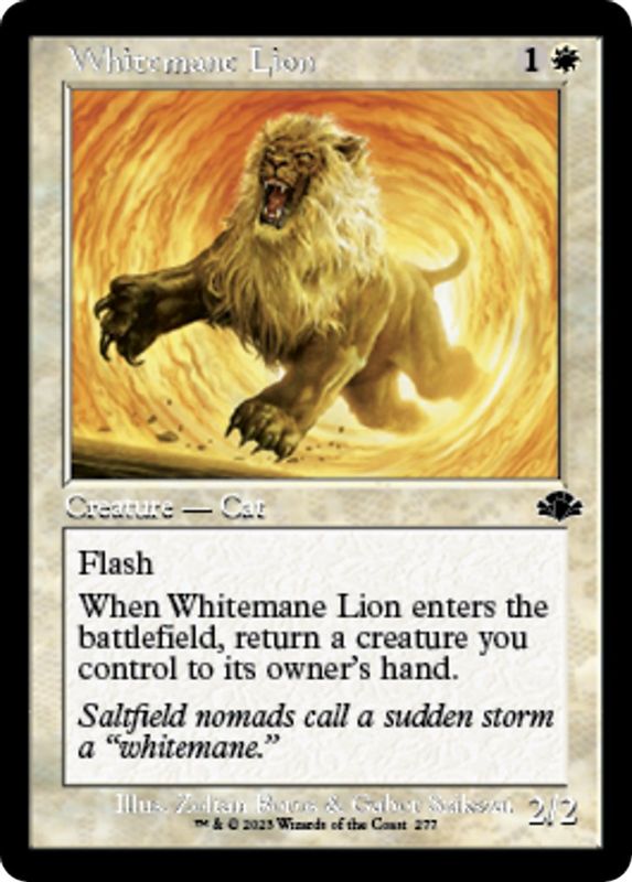 Whitemane Lion (Retro Frame) - 277 - Common