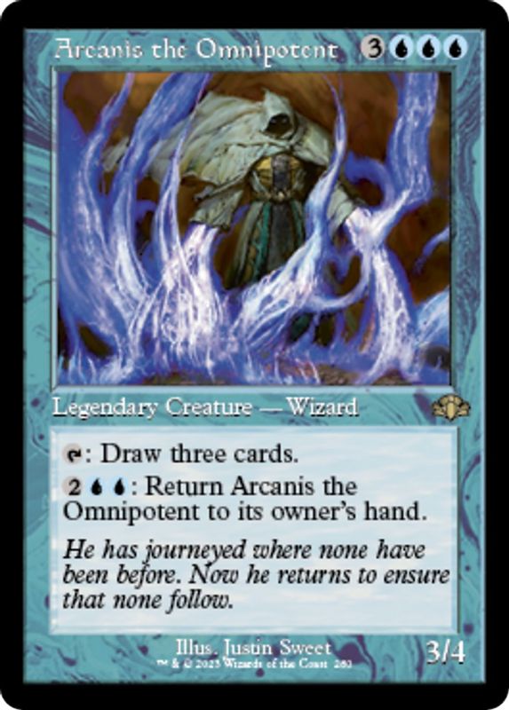 Arcanis the Omnipotent (Retro Frame) - 280 - Rare