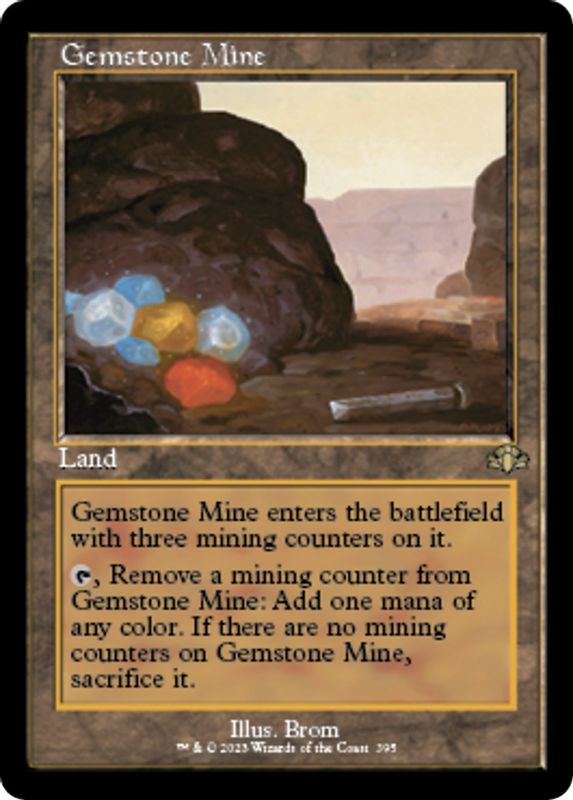 Gemstone Mine (Retro Frame) - 395 - Rare
