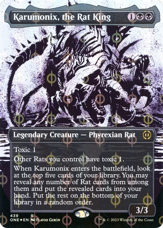 Karumonix, the Rat King (Showcase) (Step-and-Compleat Foil) - 439 - Rare