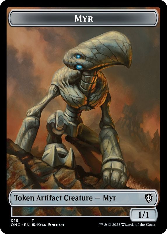 Myr // Thopter Double-sided Token - 19 // 21 - Token