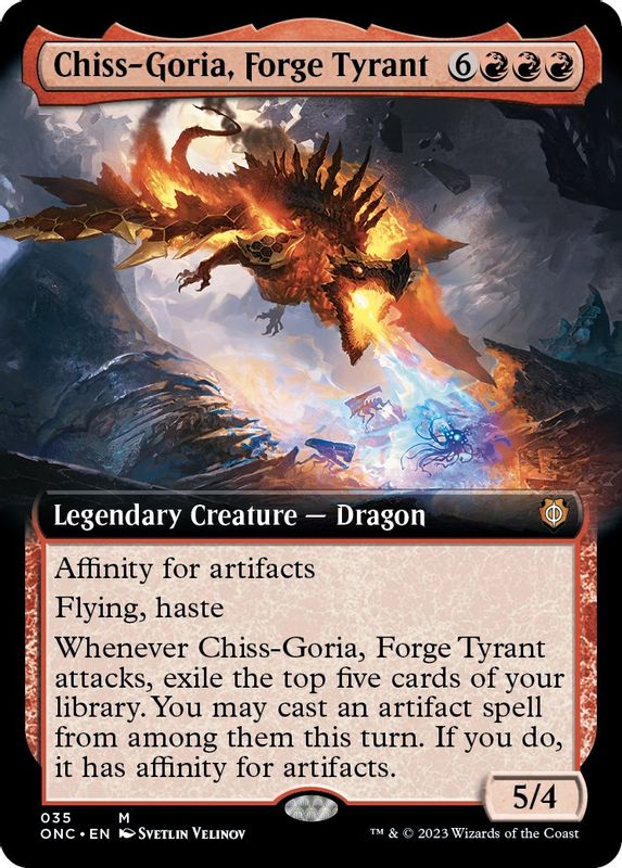 Chiss-Goria, Forge Tyrant (Extended Art) - 35 - Mythic