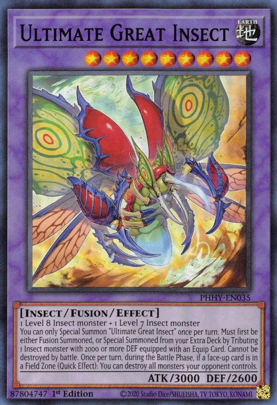 Ultimate Great Insect - PHHY-EN035 - Super Rare