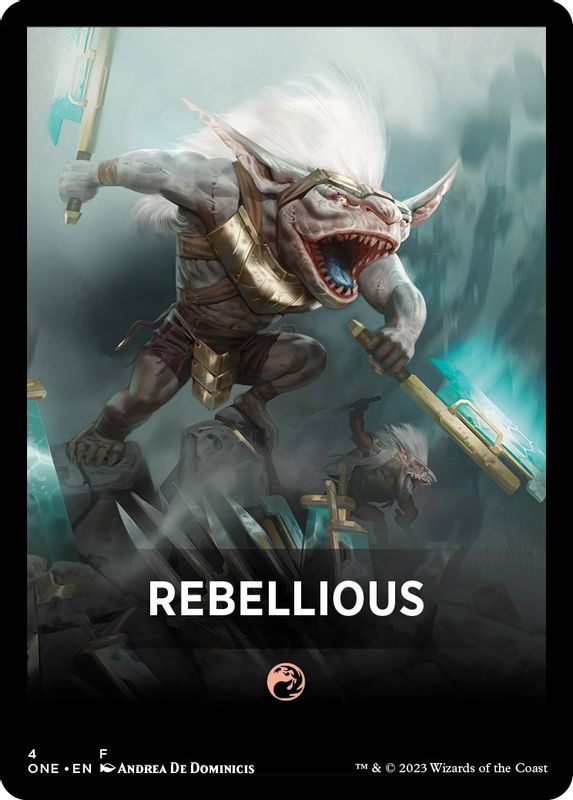 Rebellious Theme Card - 4 - Token