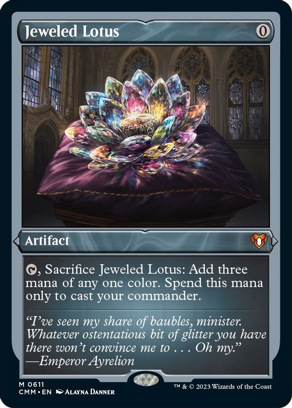 Jeweled Lotus (Foil Etched) - 611 - Mythic