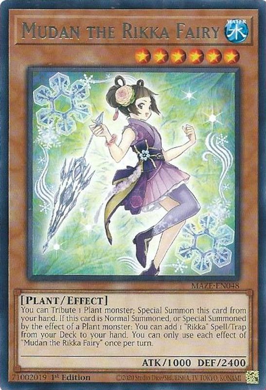 Mudan the Rikka Fairy - MAZE-EN048 - Rare