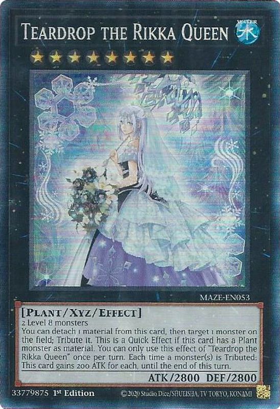 Teardrop the Rikka Queen (CR) - MAZE-EN053 - Collector's Rare