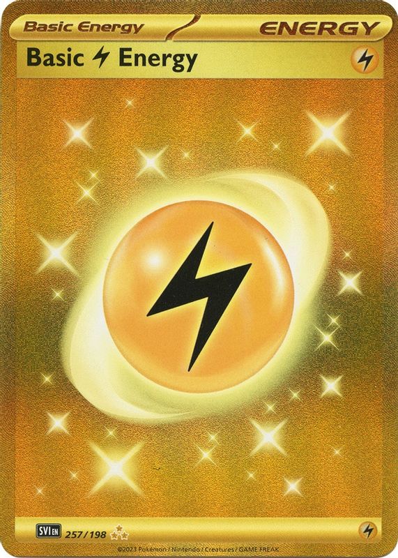 Lightning Energy - 257/198 - 257/198 - Hyper Rare