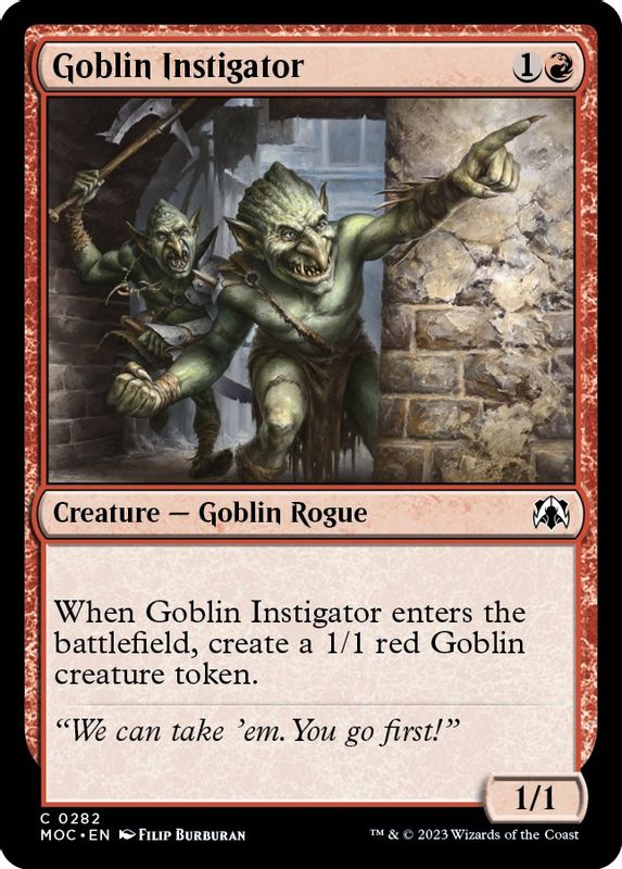 Goblin Instigator - Common
