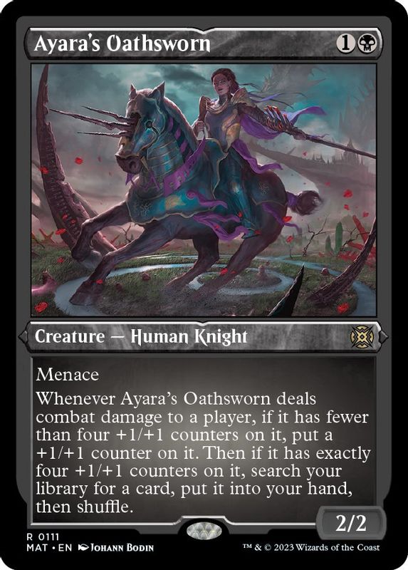 Ayara's Oathsworn (Foil Etched) - 111 - Rare