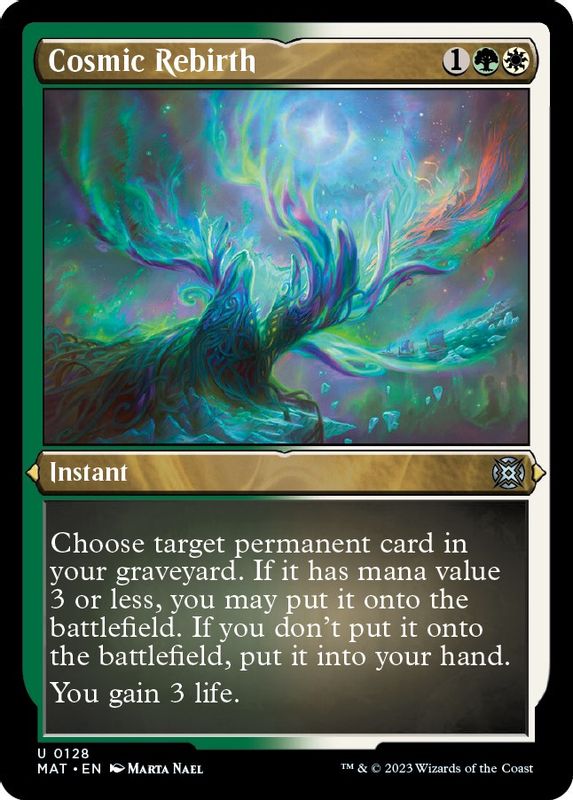 Cosmic Rebirth (Foil Etched) - 128 - Uncommon