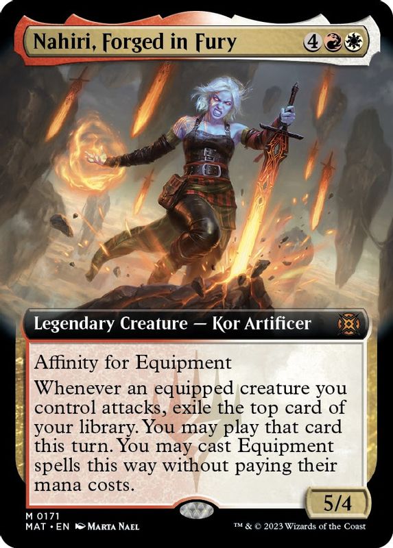 Nahiri, Forged in Fury (Extended Art) - 171 - Mythic