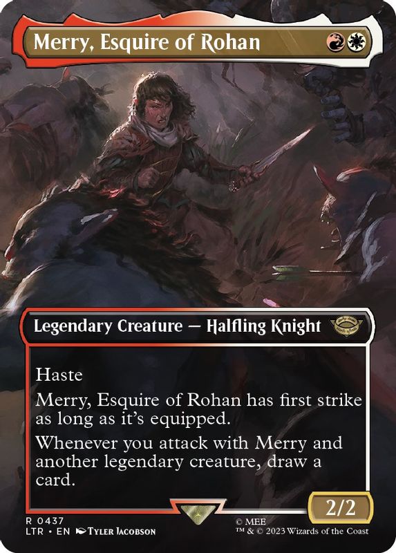Merry, Esquire of Rohan (Borderless) - 437 - Rare