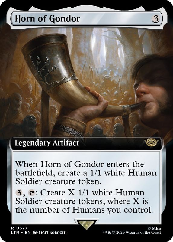 Horn of Gondor (Extended Art) - 377 - Rare