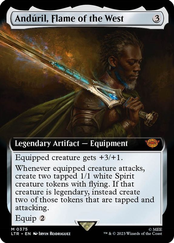 Anduril, Flame of the West (Extended Art) - 375 - Mythic
