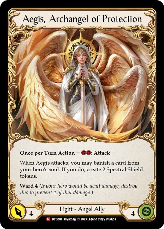 Figment of Protection // Aegis, Archangel of Protection - DTD007 - Majestic